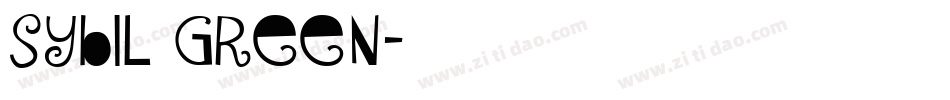 Sybil Green字体转换